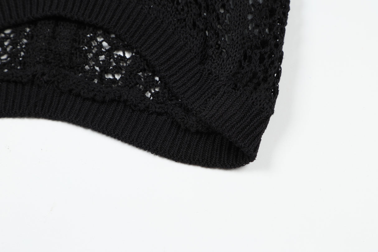 MESH HOODIE (BLACK)